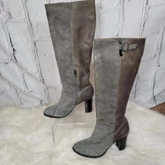 Vince Camuto Womens 8 Knee High Tall‎ Leather Heeled Boots Chic Sexy Going Out - Picture 14 of 14